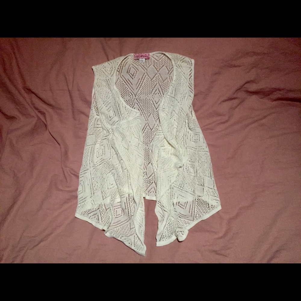 White Knit Vest